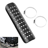 Maxbell Motorcycle Exhaust Heat Shield Motorcycle Accessory Easy Installation Simple Black