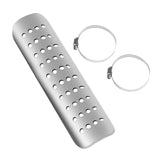 Maxbell Motorcycle Exhaust Heat Shield Motorcycle Accessory Easy Installation Simple Silver