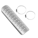 Maxbell Motorcycle Exhaust Heat Shield Motorcycle Accessory Easy Installation Simple Silver