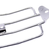 Maxbell Baggage Carrier High Performance Motorcycles Rear Mounting Rack argent