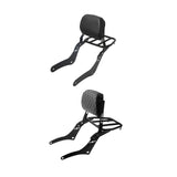 Maxbell Motorcycle Sissy Bar Backrest Assembly Passenger Assembled Backrest Rear Pad black