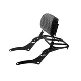 Maxbell Motorcycle Sissy Bar Backrest Assembly Passenger Assembled Backrest Rear Pad grid