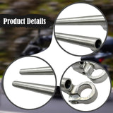 Maxbell 2x Motorcycle Clip on Handlebars Riding Supplies Parts Motorbike Accessories