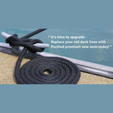 Maxbell Boat Dock Line Docking Lines Equipment Strong Double Braided Nylon Dock Line