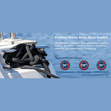 Maxbell Boat Dock Line Docking Lines Equipment Strong Double Braided Nylon Dock Line