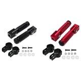 Maxbell Generic Motorcycle Foot Pegs Foldable Practical Footpegs for Motorcycle Black