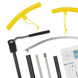 Maxbell Dirt Bike Tire Changing Tool 10/12/15/17/20/25mm Axles Portable Tire Changer