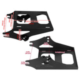 Maxbell Tour Luggage Mounting Rack for Passenger Motorcycle Black
