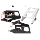 Maxbell Tour Luggage Mounting Rack for Passenger Motorcycle Chrome