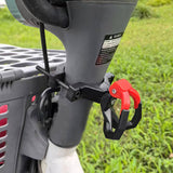 Maxbell Motorcycle Hanger Hook Universal Lightweight Simple Assembly Hanging Pothook Black Red