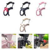 Maxbell Motorcycle Hanger Hook Universal Lightweight Simple Assembly Hanging Pothook Black Red