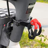Maxbell Motorcycle Hanger Hook Universal Lightweight Simple Assembly Hanging Pothook Black Red