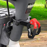 Maxbell Motorcycle Hanger Hook Universal Lightweight Simple Assembly Hanging Pothook Black Red