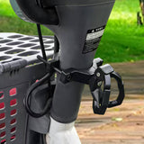 Maxbell Motorcycle Hanger Hook Universal Lightweight Simple Assembly Hanging Pothook Black