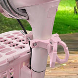 Maxbell Motorcycle Hanger Hook Universal Lightweight Simple Assembly Hanging Pothook Pink