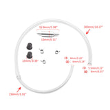 Maxbell Clutch Brake Bleeder Hose Parts Single Way Valve Tube for Motorbike