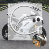 Maxbell Clutch Brake Bleeder Hose Parts Single Way Valve Tube for Motorbike