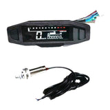 Maxbell Motorbike Odometer Universal LCD Speedometer for Accessory Repair Parts