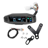 Maxbell Motorbike Odometer Universal LCD Speedometer for Accessory Repair Parts