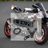 Maxbell Motorbike Odometer Universal LCD Speedometer for Accessory Repair Parts