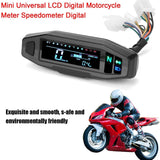 Maxbell Motorbike Odometer Universal LCD Speedometer for Accessory Repair Parts