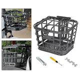 Maxbell Electric Bike Basket ABS Cargo Carrier for Picnic Cycling Electric Bike No Liner