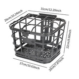 Maxbell Electric Bike Basket ABS Cargo Carrier for Picnic Cycling Electric Bike No Liner