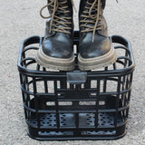Maxbell Electric Bike Basket ABS Cargo Carrier for Picnic Cycling Electric Bike With Liner Bag