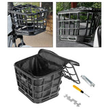 Maxbell Electric Bike Basket ABS Cargo Carrier for Picnic Cycling Electric Bike With Liner Bag
