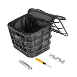 Maxbell Electric Bike Basket ABS Cargo Carrier for Picnic Cycling Electric Bike With Liner Bag
