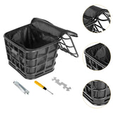 Maxbell Electric Bike Basket ABS Cargo Carrier for Picnic Cycling Electric Bike With Liner Bag