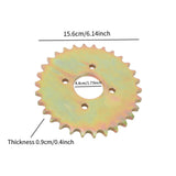Maxbell ATV Rear Sprocket 30 Tooth 530 Chain Sturdy for 150cc Mini Bike Go Kart