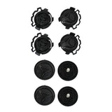 Maxbell 4Pcs Motor Helmet Lens Base Easy Installation Premium Helmet Visor Mount Kit A