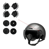 Maxbell 4Pcs Motor Helmet Lens Base Easy Installation Premium Helmet Visor Mount Kit A