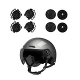 Maxbell 4Pcs Motor Helmet Lens Base Easy Installation Premium Helmet Visor Mount Kit A