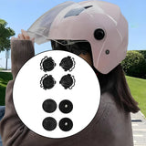 Maxbell 4Pcs Motor Helmet Lens Base Easy Installation Premium Helmet Visor Mount Kit A