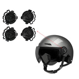 Maxbell 4Pcs Motor Helmet Lens Base Easy Installation Premium Helmet Visor Mount Kit A