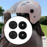 Maxbell 4Pcs Motor Helmet Lens Base Easy Installation Premium Helmet Visor Mount Kit B