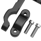 Maxbell Motorcycle Light Bracket M8 for 22mm Tube Lightweight Light Bar Mount black