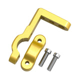 Maxbell Motorcycle Light Bracket M8 for 22mm Tube Lightweight Light Bar Mount gold