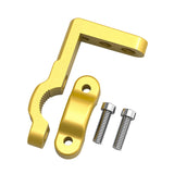 Maxbell Motorcycle Light Bracket M8 for 22mm Tube Lightweight Light Bar Mount gold
