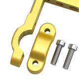 Maxbell Motorcycle Light Bracket M8 for 22mm Tube Lightweight Light Bar Mount gold
