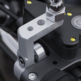 Maxbell Motorcycle Light Bracket M8 for 22mm Tube Lightweight Light Bar Mount argent