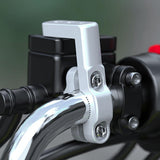 Maxbell Motorcycle Light Bracket M8 for 22mm Tube Lightweight Light Bar Mount argent