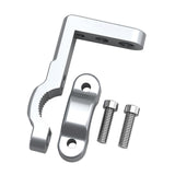 Maxbell Motorcycle Light Bracket M8 for 22mm Tube Lightweight Light Bar Mount argent