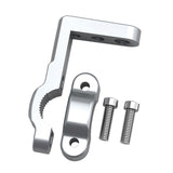 Maxbell Motorcycle Light Bracket M8 for 22mm Tube Lightweight Light Bar Mount argent