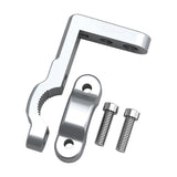 Maxbell Motorcycle Light Bracket M8 for 22mm Tube Lightweight Light Bar Mount argent