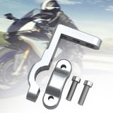 Maxbell Motorcycle Light Bracket M8 for 22mm Tube Lightweight Light Bar Mount argent