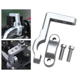 Maxbell Motorcycle Light Bracket M8 for 22mm Tube Lightweight Light Bar Mount argent