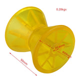 Maxbell 3.5" Boat Trailer Bow Roller Upgrade Easy Install High Visibility Bow Roller